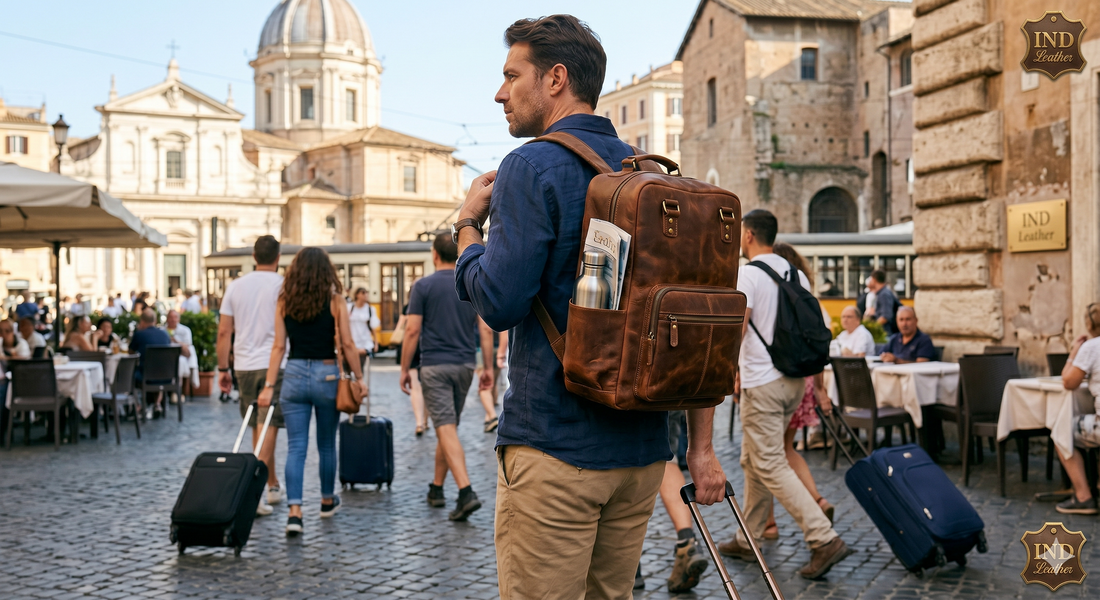 Can You Use a Leather Backpack for International Travel?
