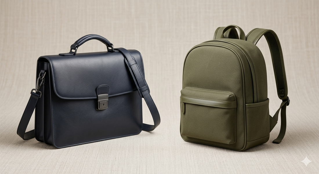 Leather Backpack vs Briefcase: Which is Better for Work?