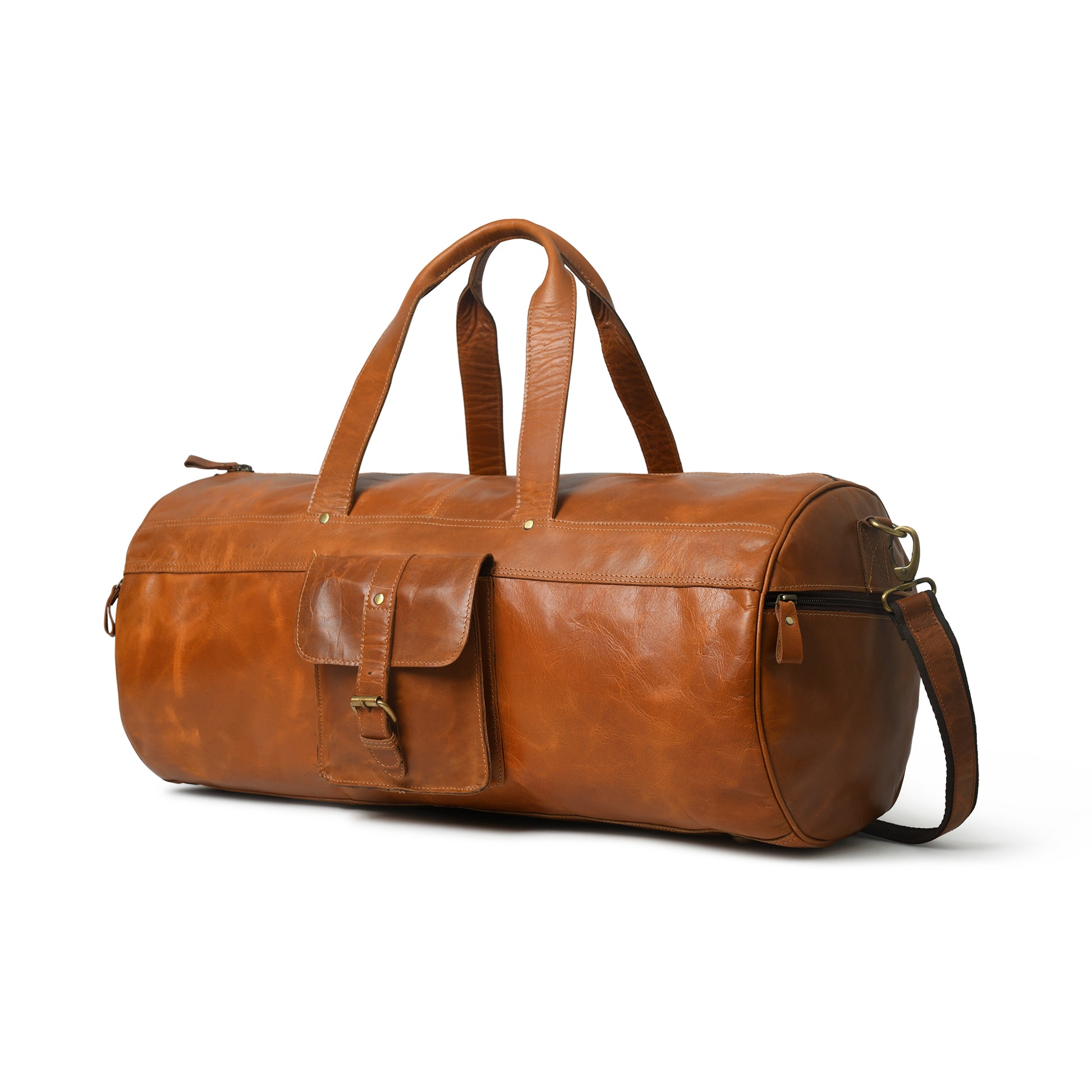 024 Leather Round Tan