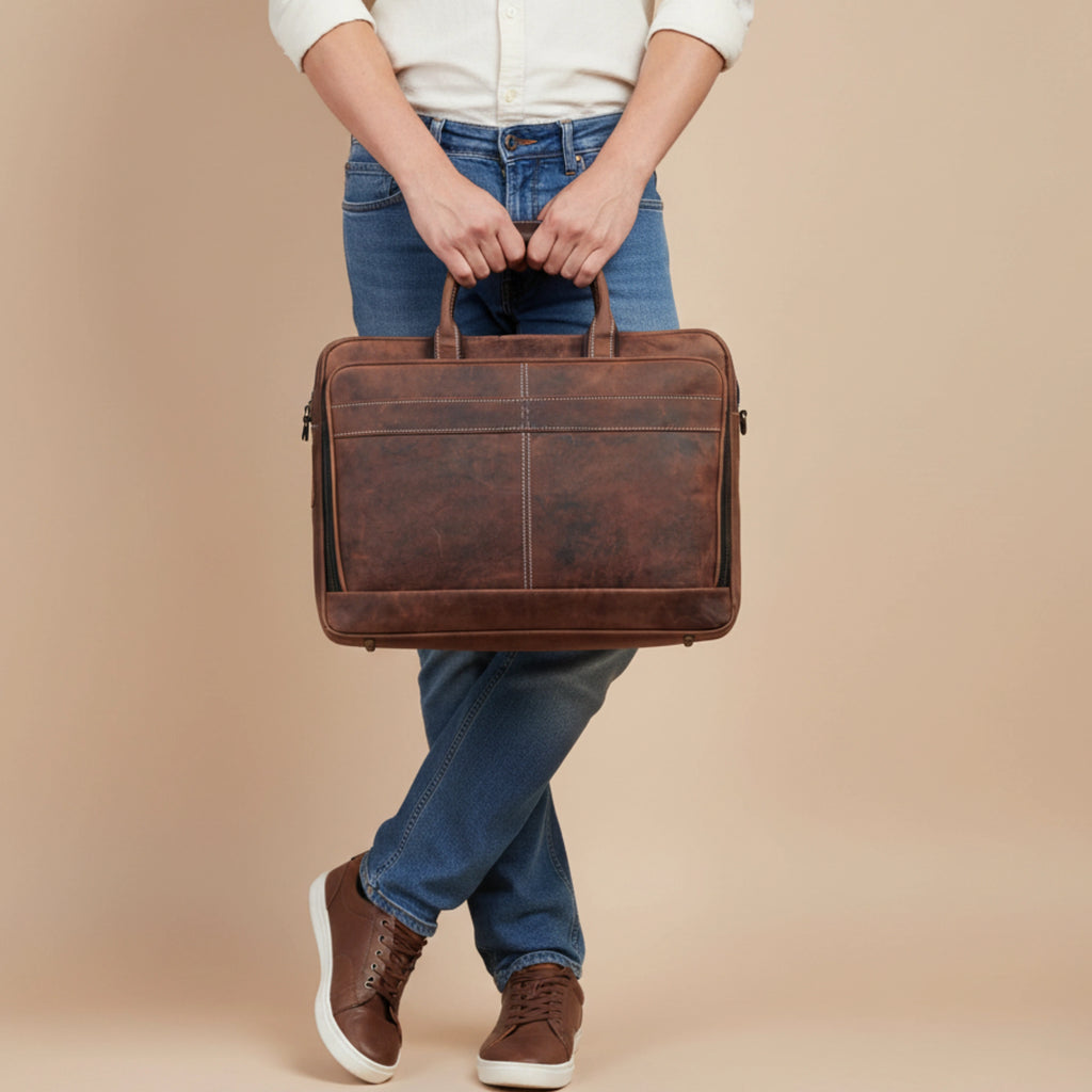 025 Leather Messenger