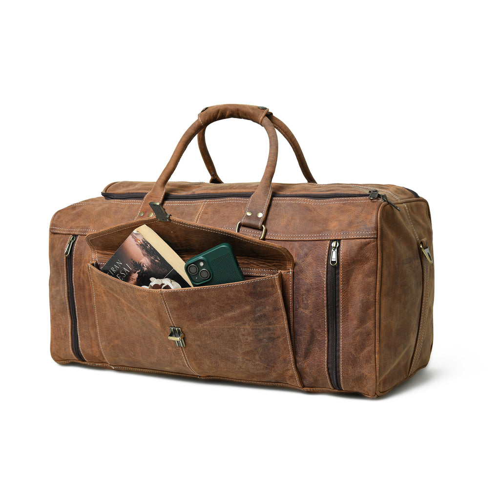 007 Leather Duffel Bag