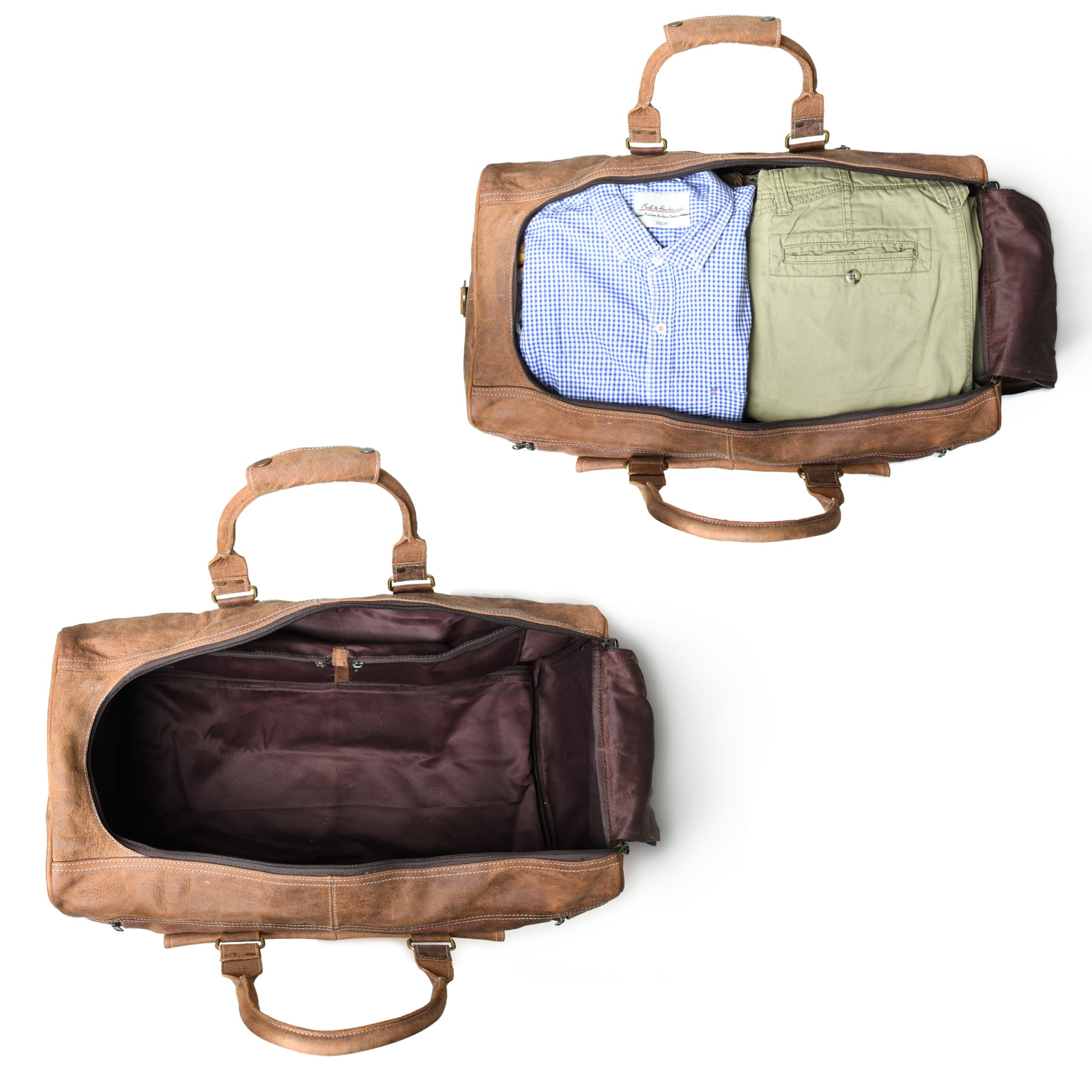 007 Leather Duffel Bag