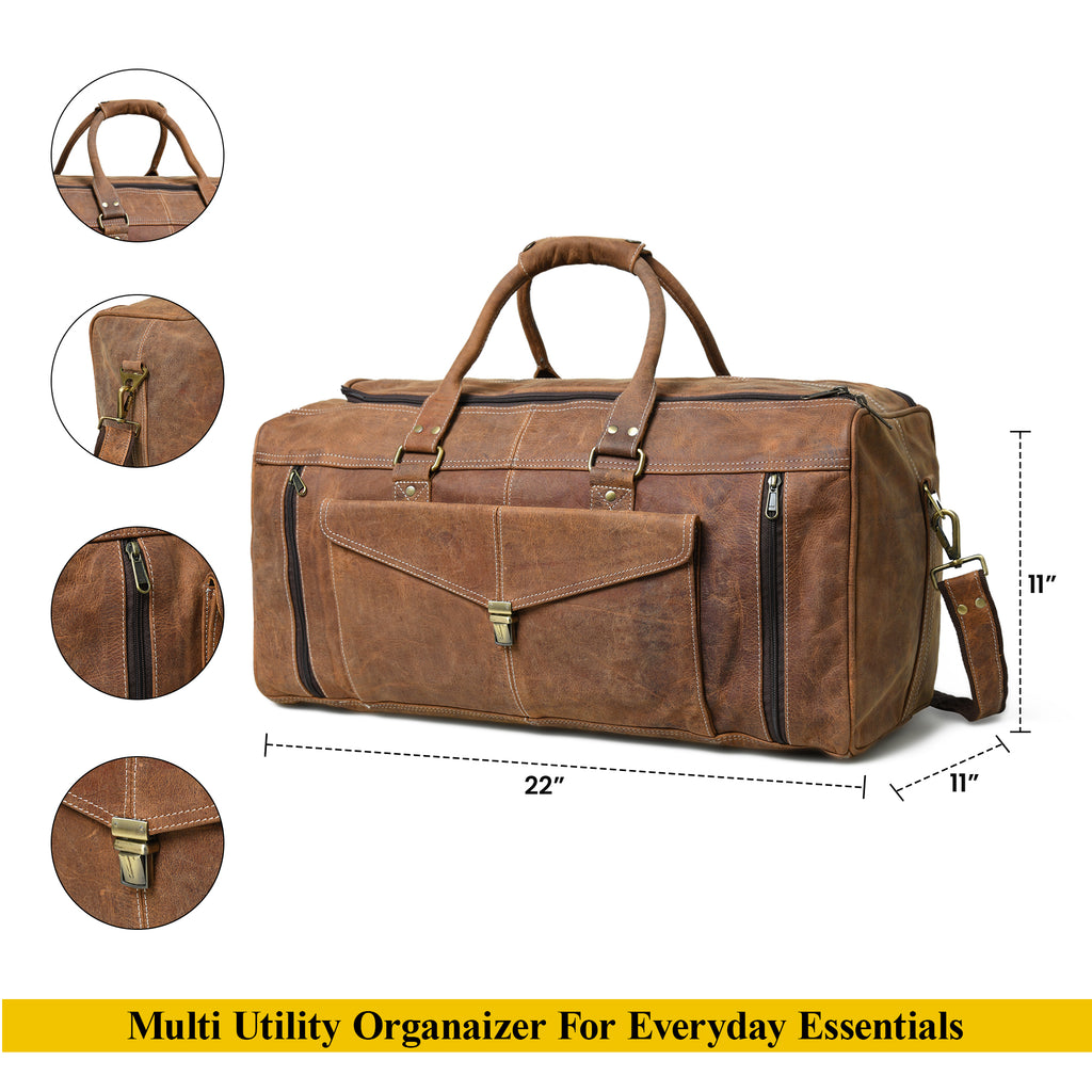 007 Leather Duffel Bag
