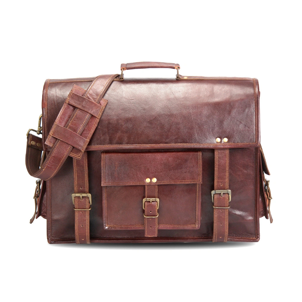 009 Leather Messenger