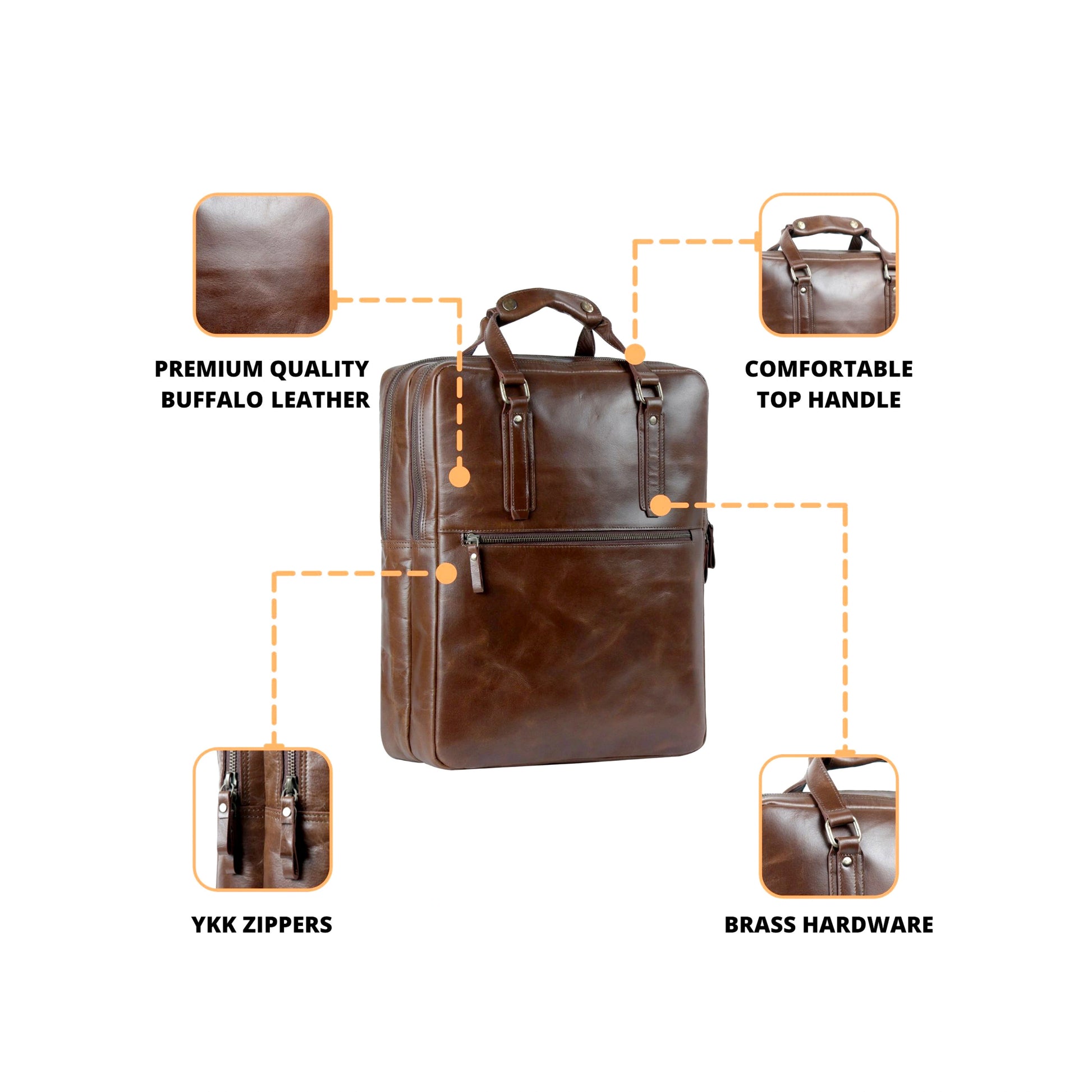 011 Leather Backpack