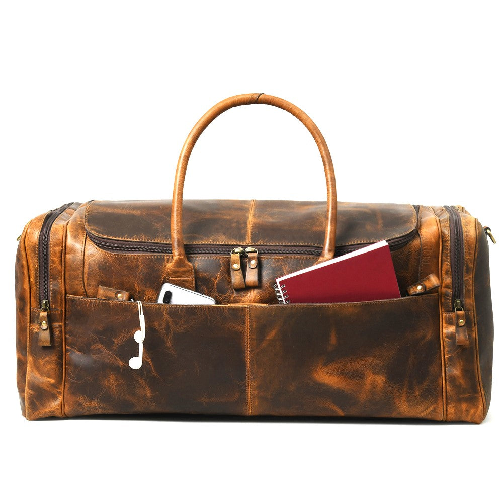 022 Leather Heavy Duty Crunch Duffle