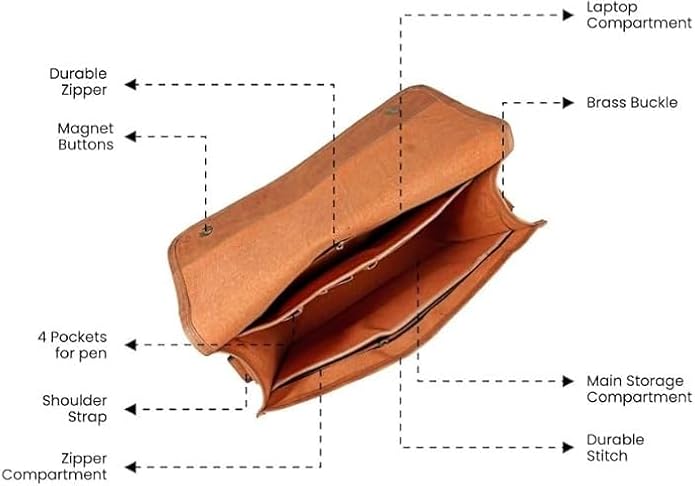 016 Leather Messenger