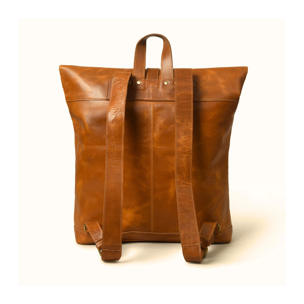 chloe stanyon roll top leather backpack best roll top leather backpack by IND Leather USA