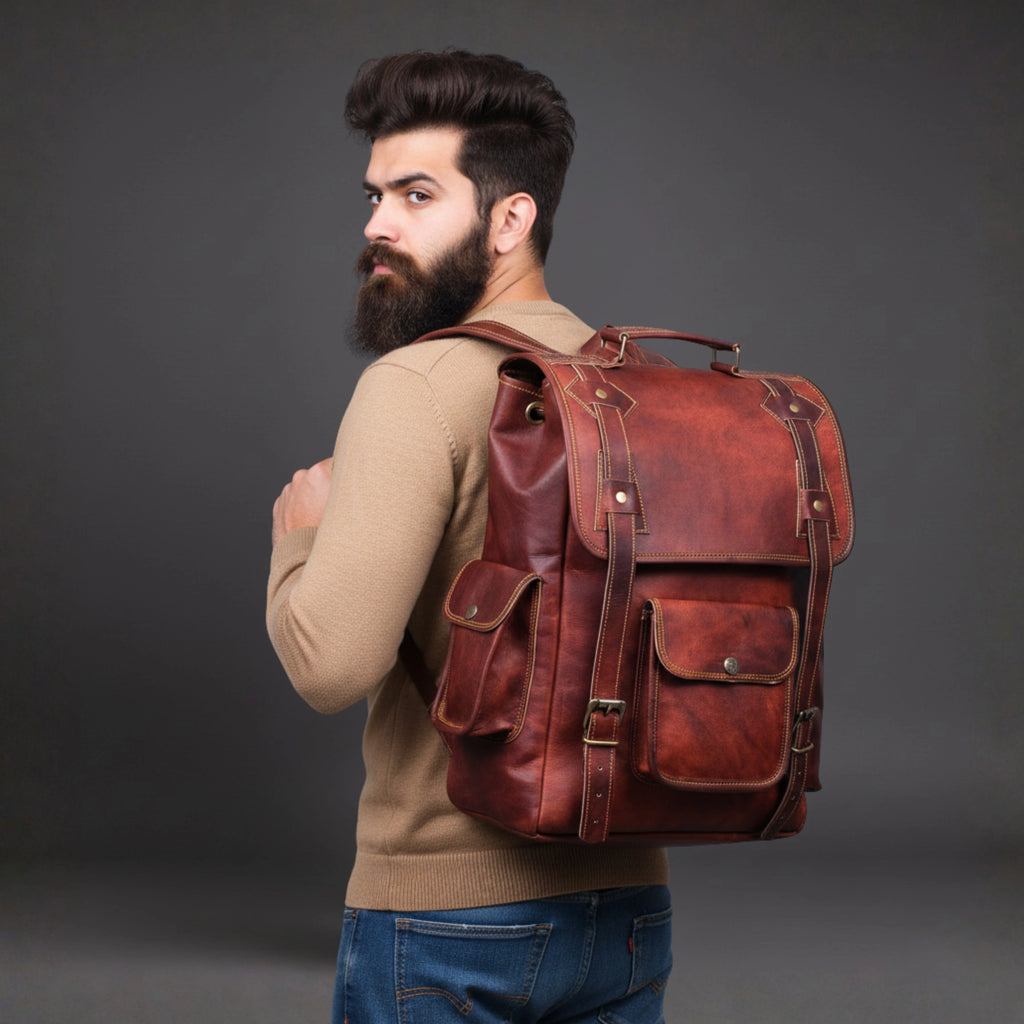 006 Leather Backpack