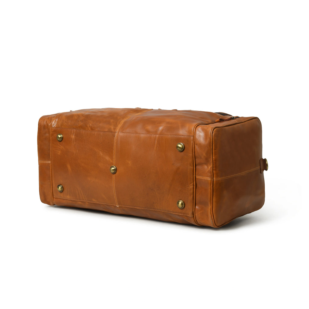 Voyageur Long Travel Leather Duffle, view 6 - IND Leather