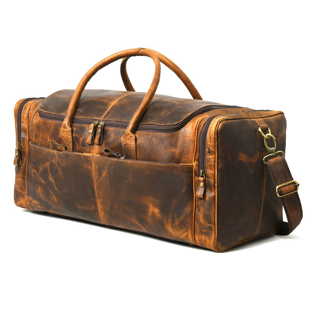 022 Leather Heavy Duty Crunch Duffle