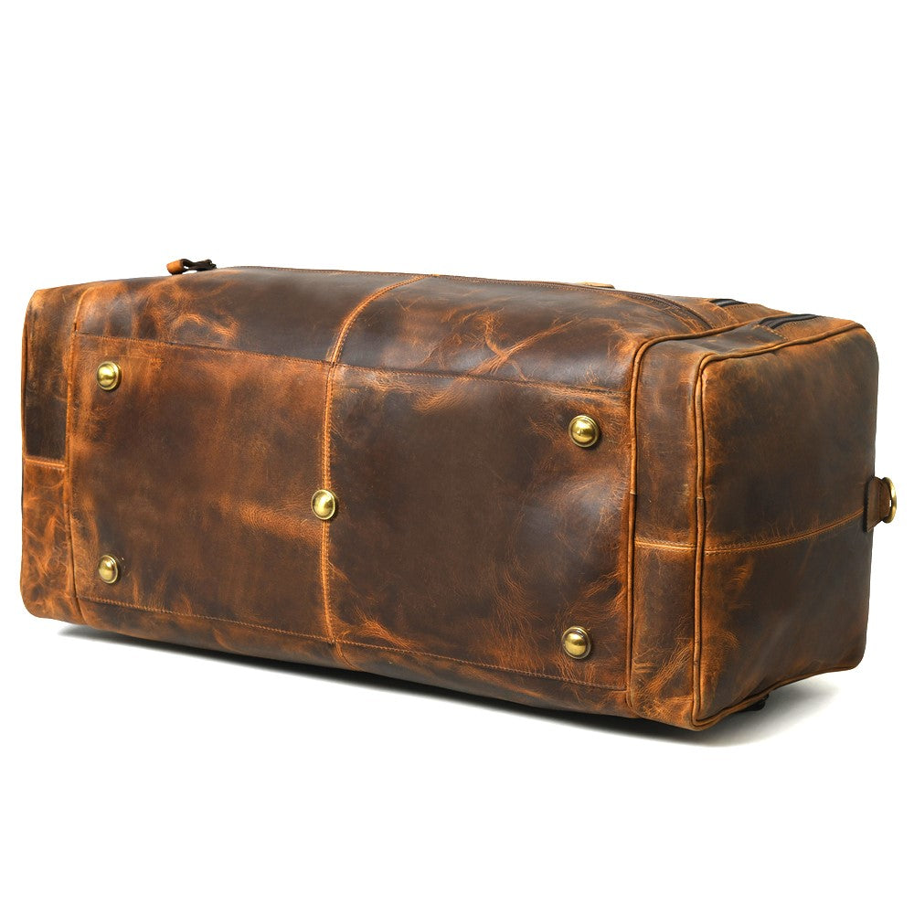 022 Leather Heavy Duty Crunch Duffle