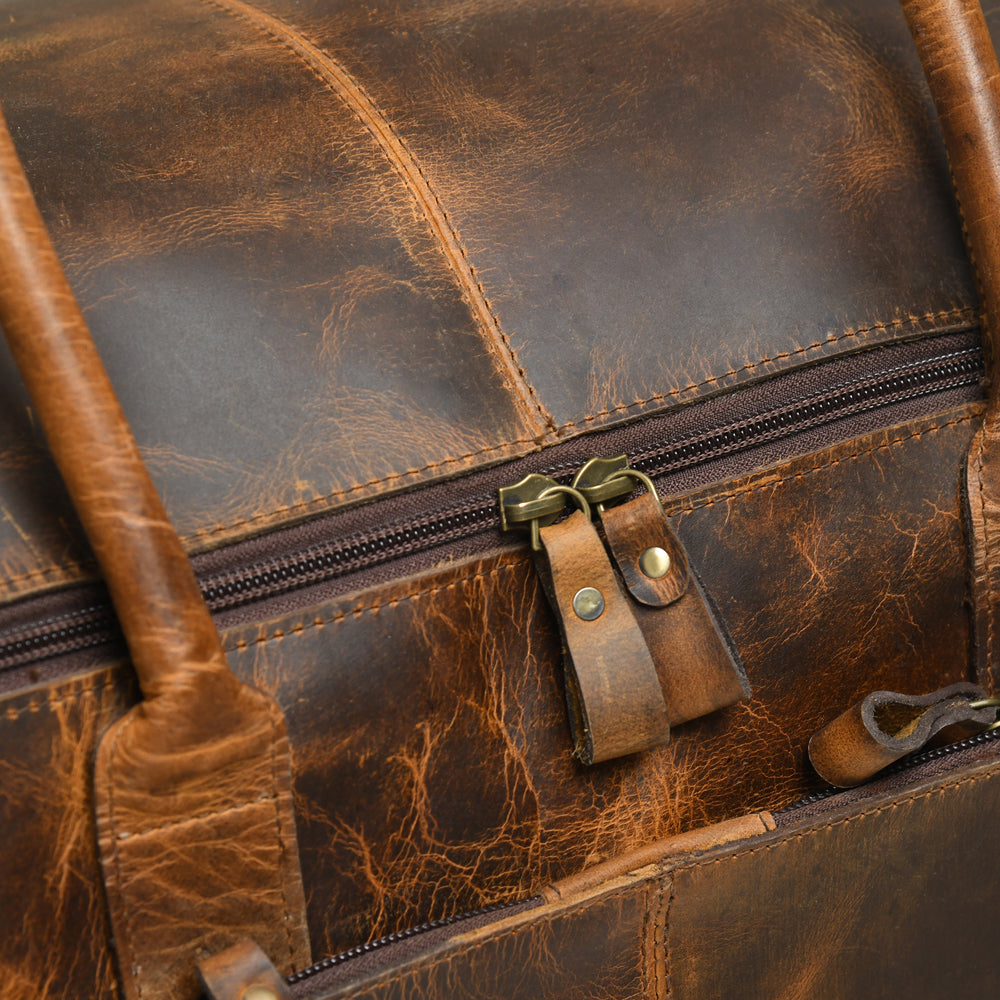 022 Leather Heavy Duty Crunch Duffle