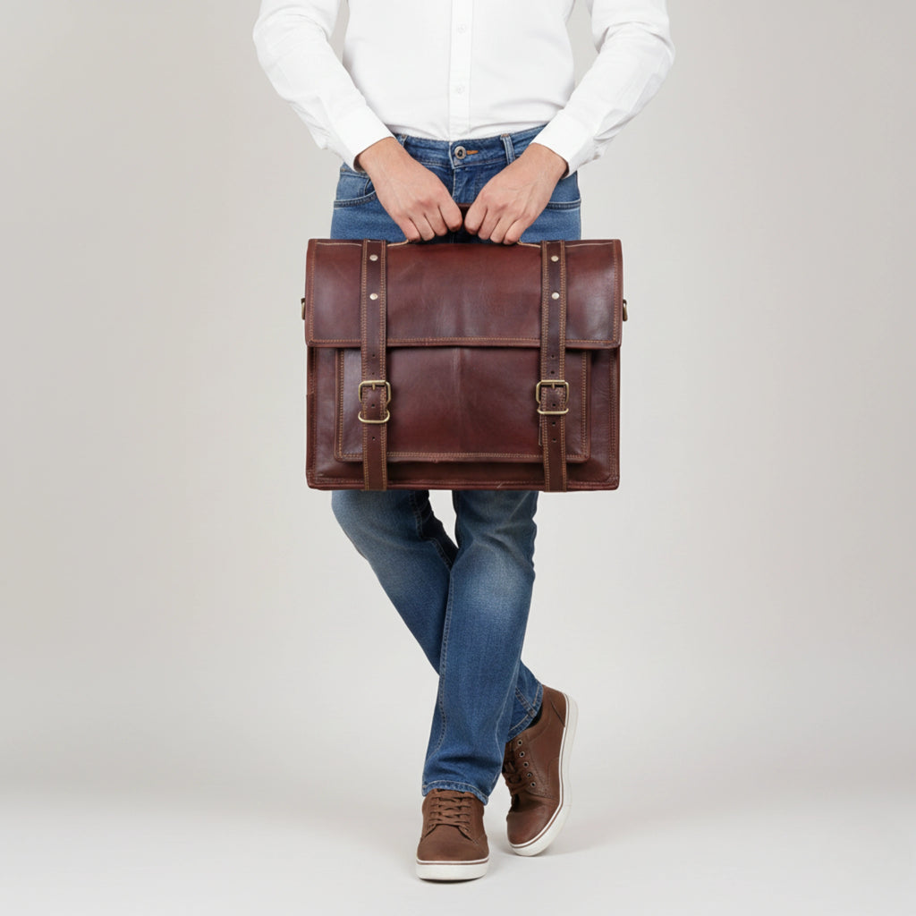 Truman Full-Grain Field Messenger