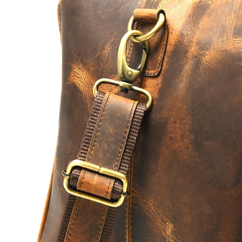 022 Leather Heavy Duty Crunch Duffle