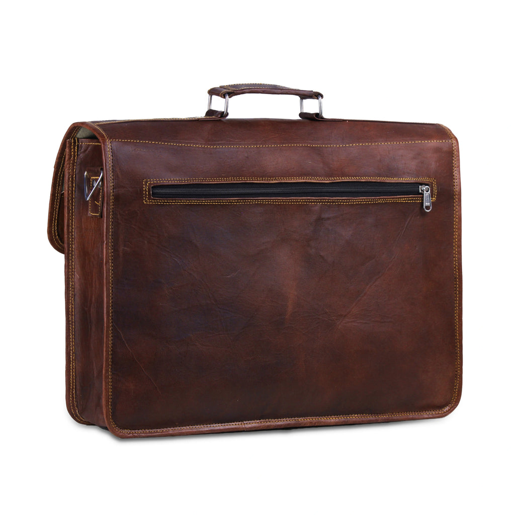 004 Leather Messenger