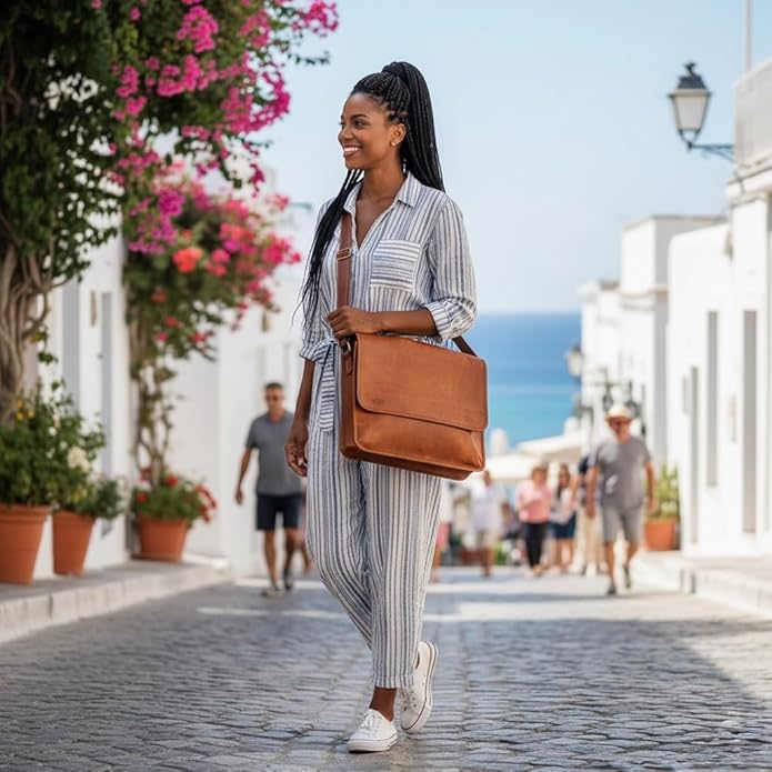 016 Leather Messenger