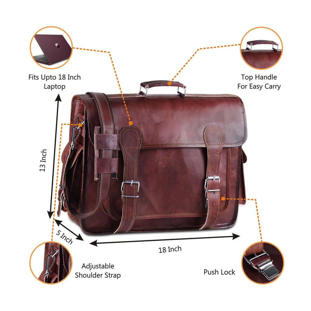 003 Leather Messenger