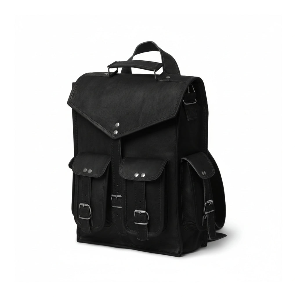 014 Leather backpack