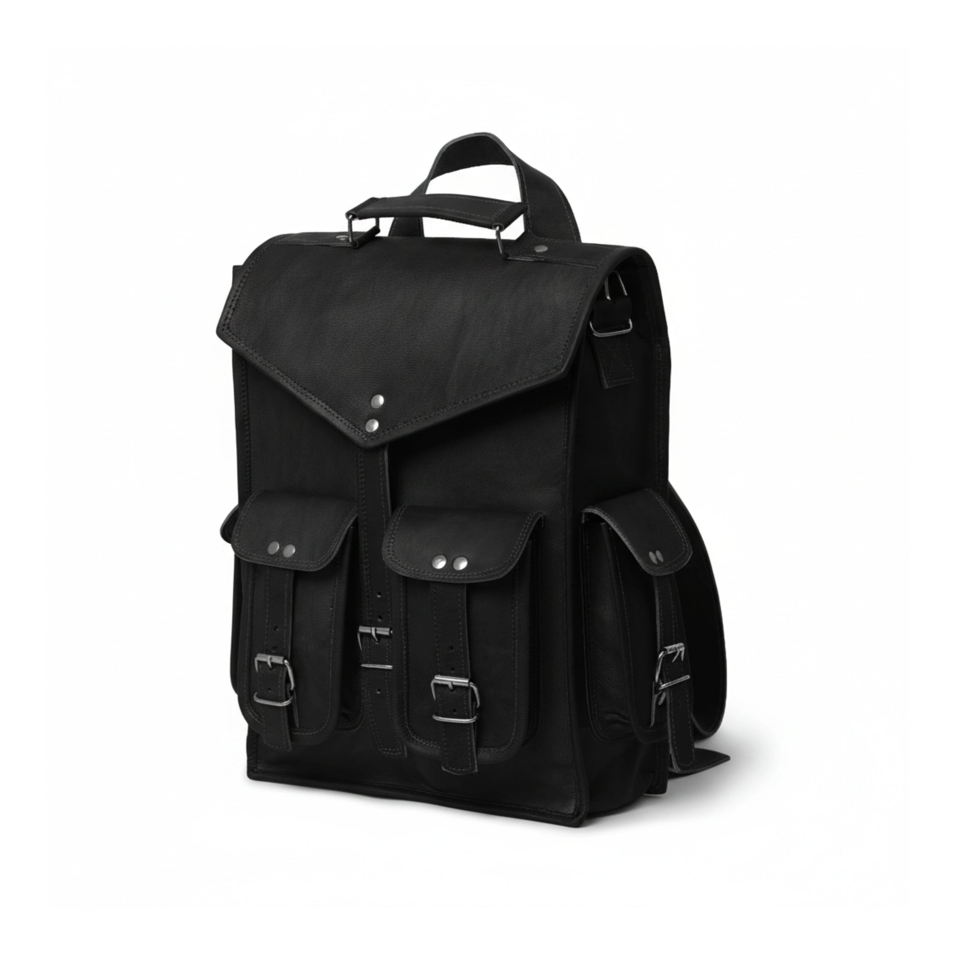 014 Leather backpack