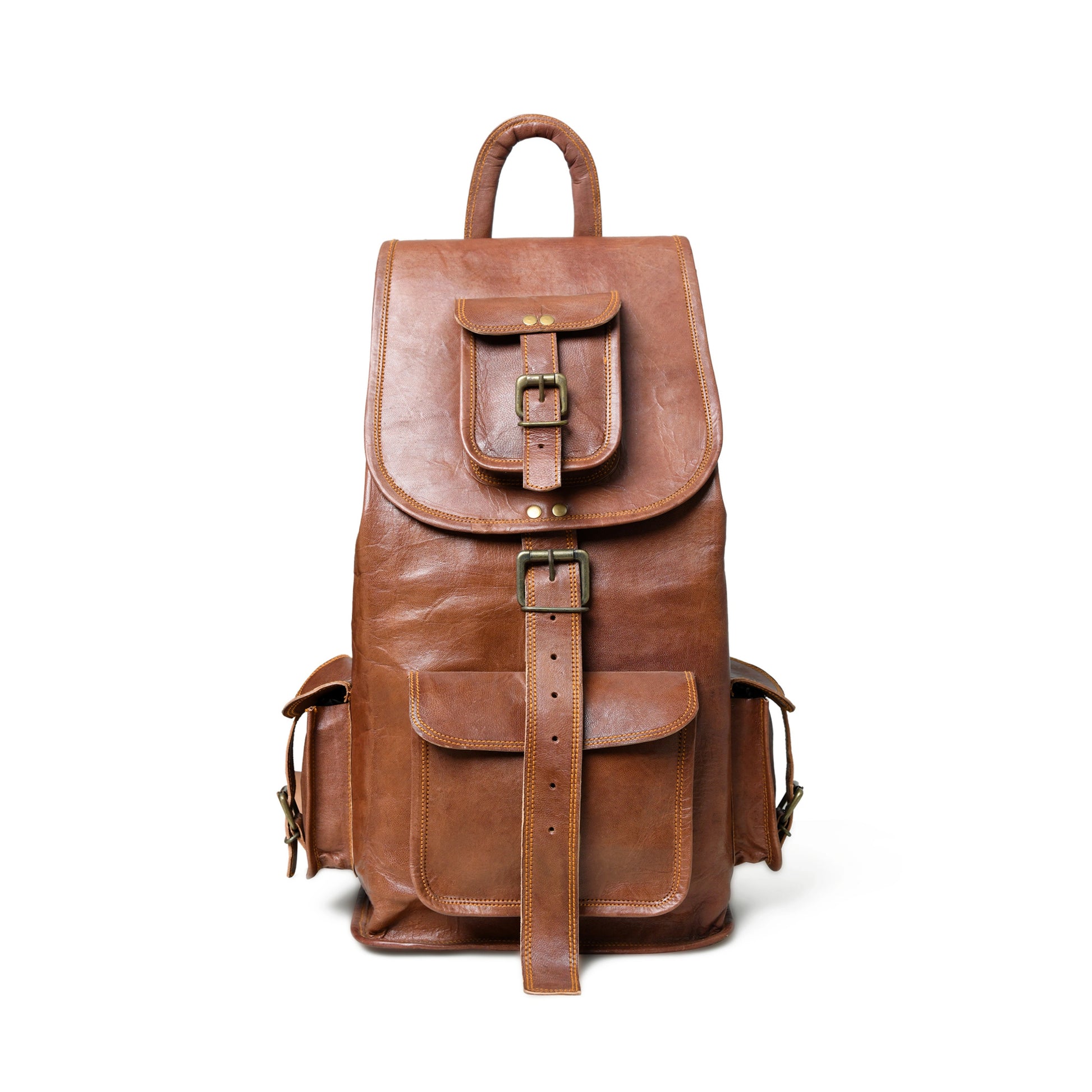 best leather stchel backpack best leather backpack in USA by IND Leather