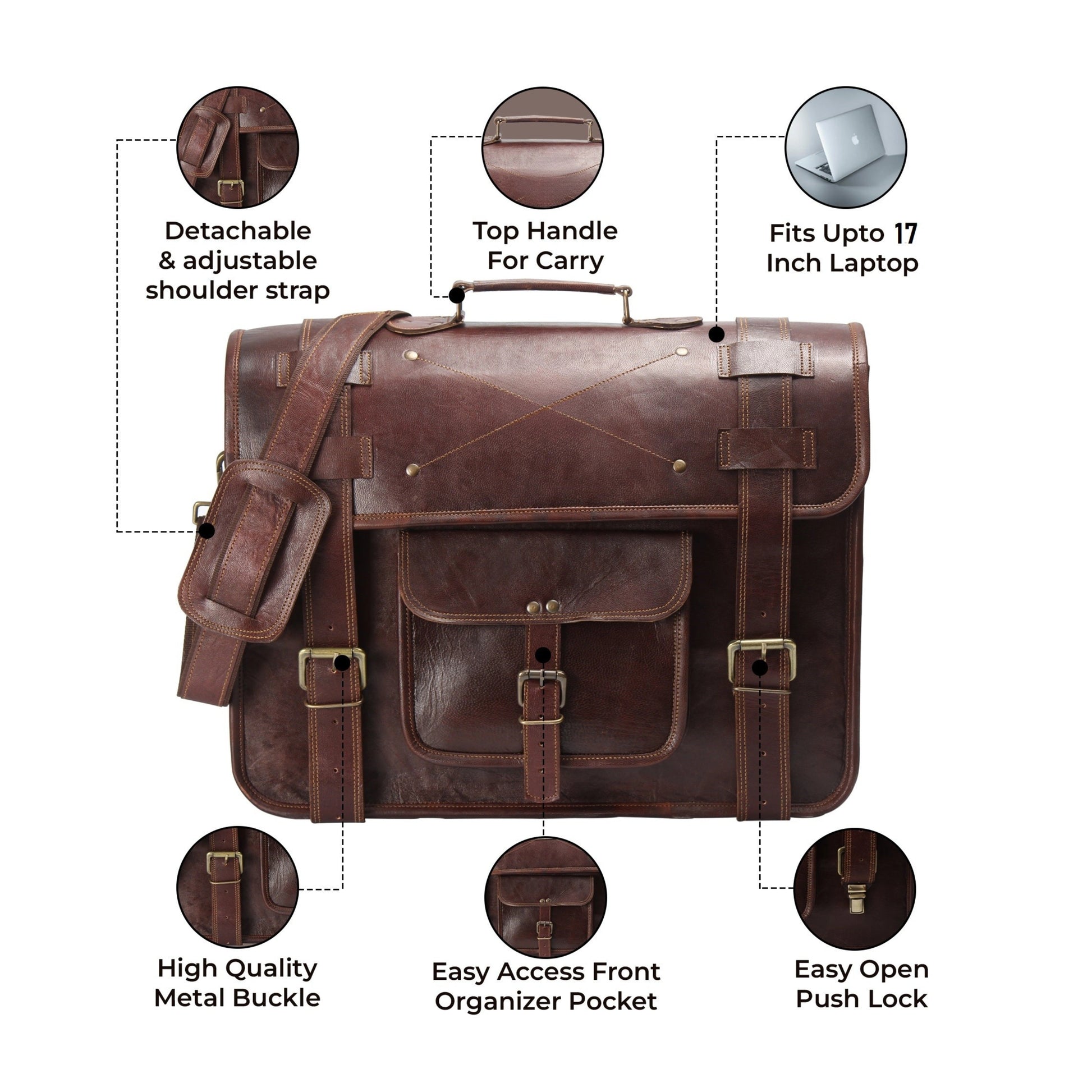 002 Leather Briefcase