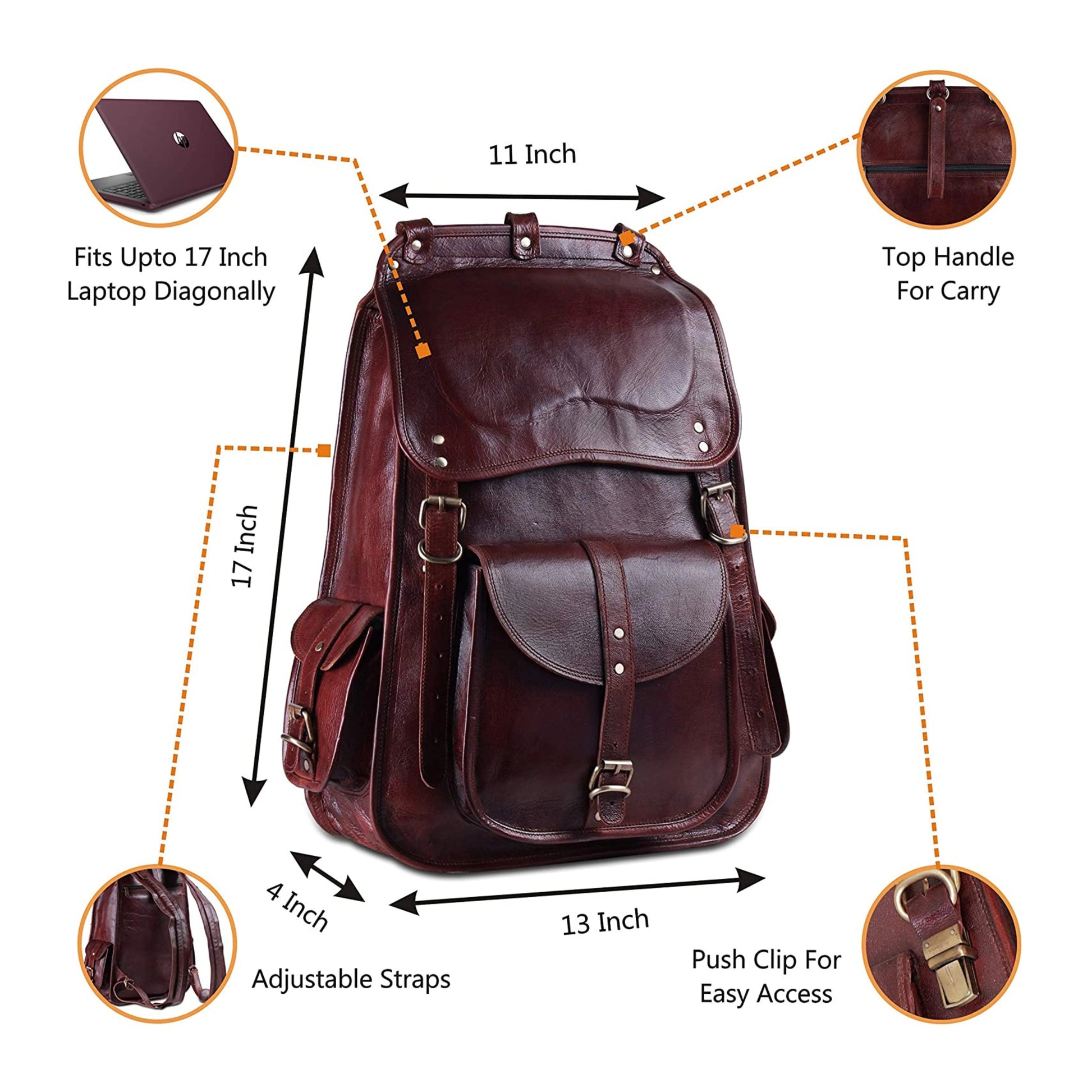 012 Leather Backpack