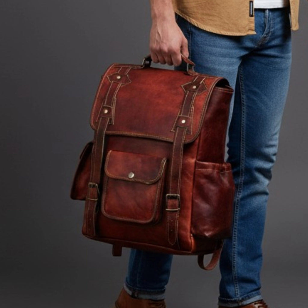 006 Leather Backpack