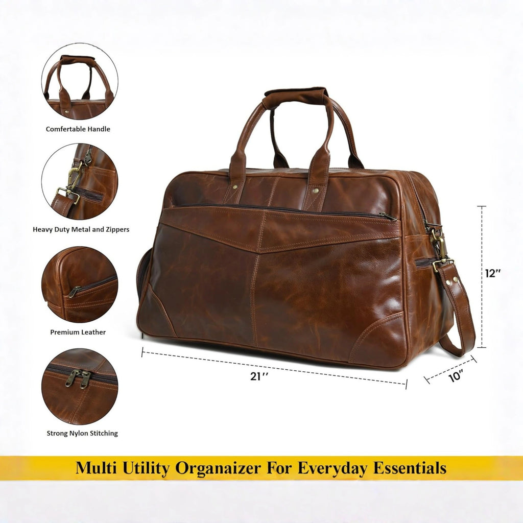 Leather Sierra Travel Duffle