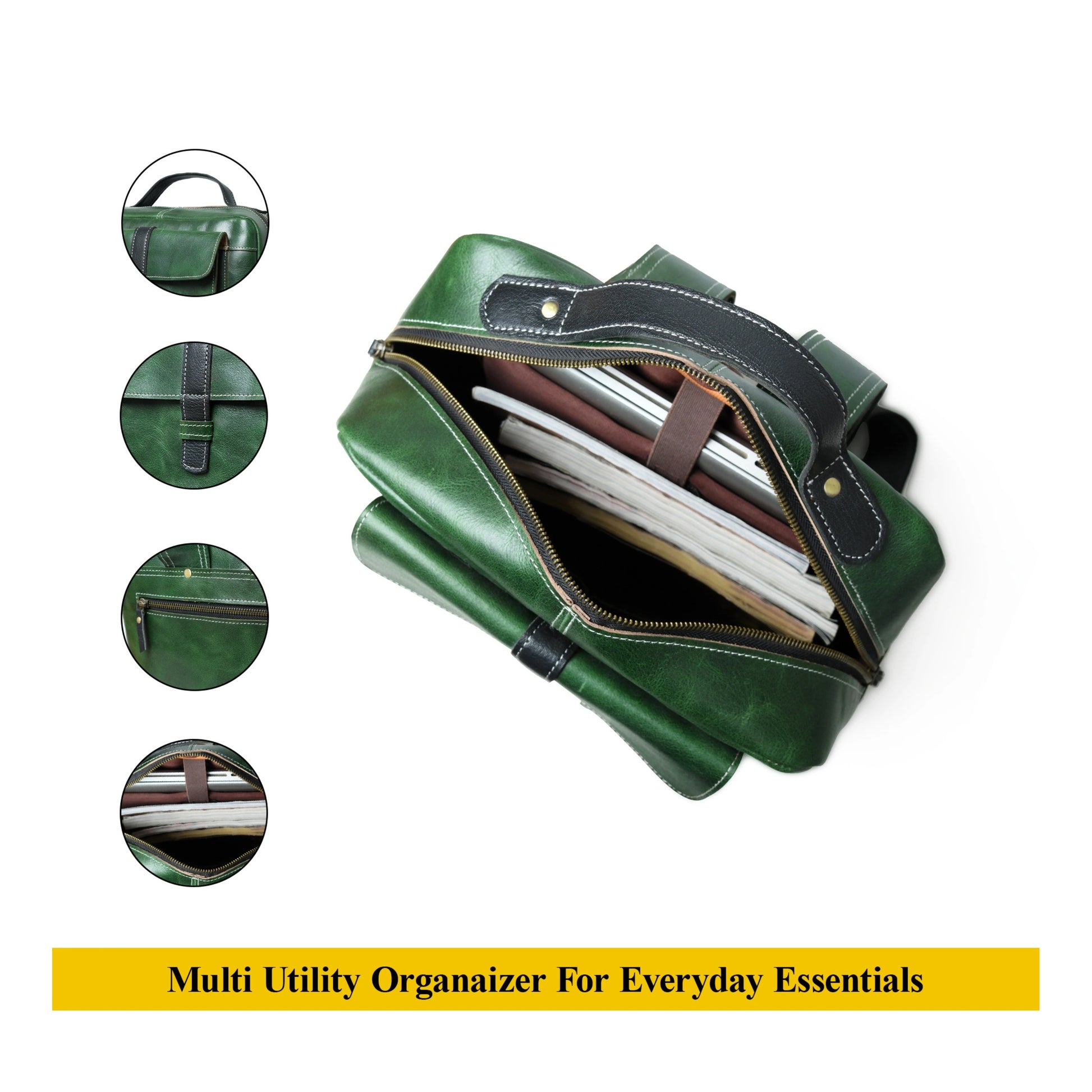 004 Leather Backpack