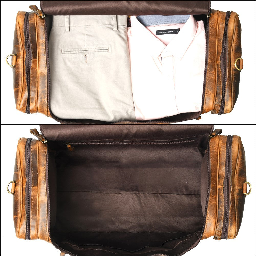 022 Leather Heavy Duty Crunch Duffle