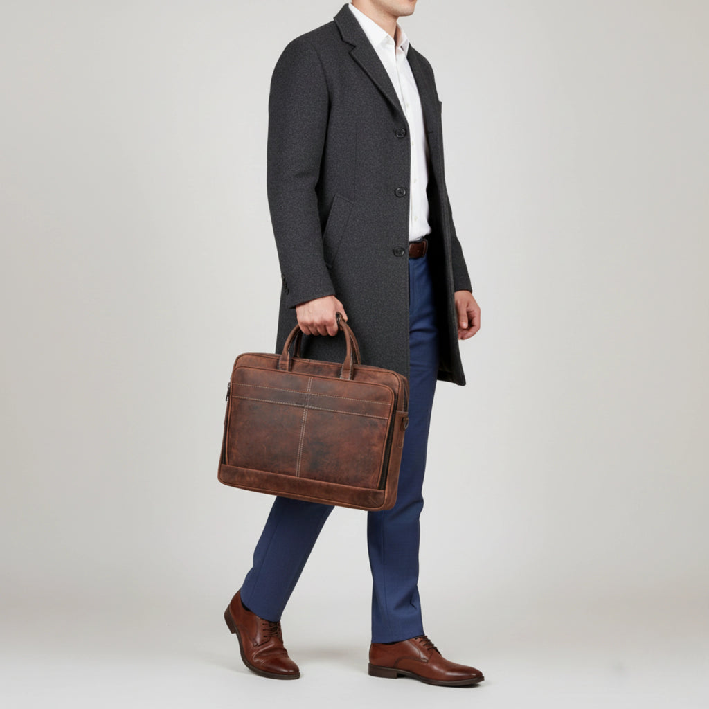 The Diplomat Sleek Slim Briefcase