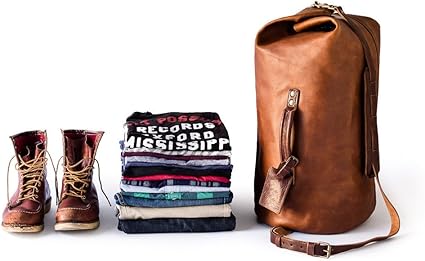 023 Leather Rolling Duffle