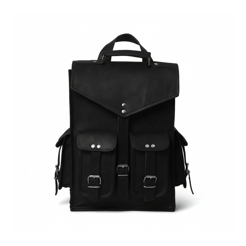 014 Leather backpack