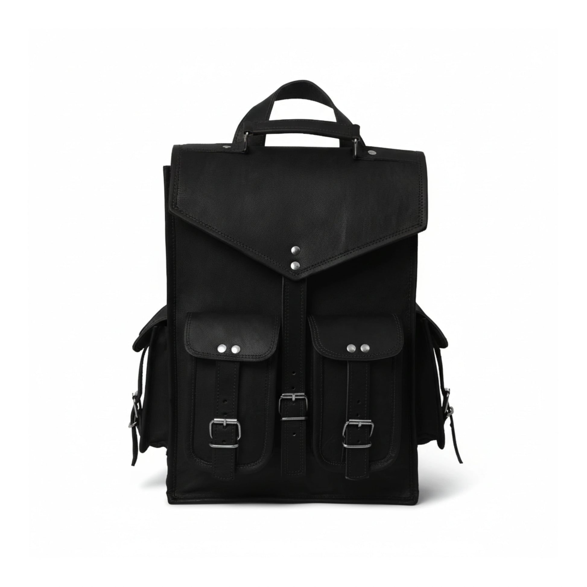 014 Leather backpack