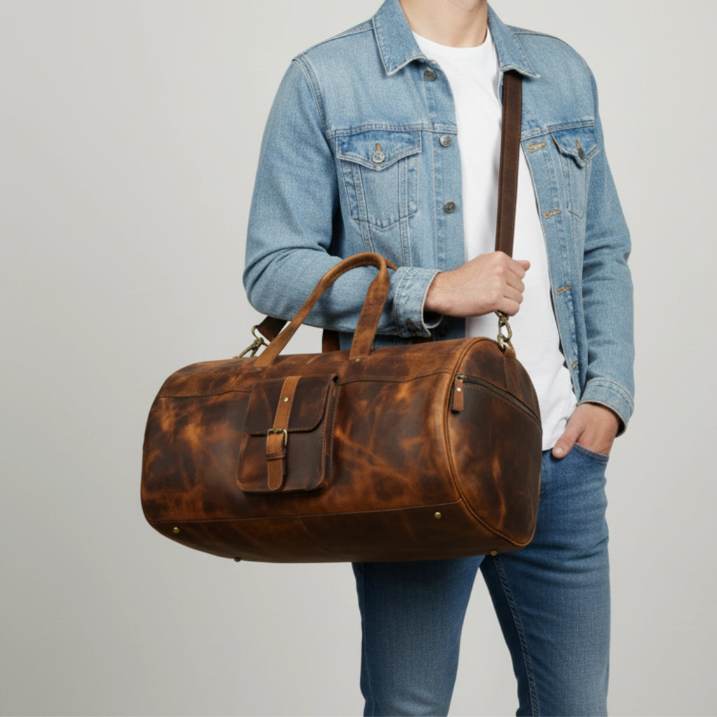 Leather Nomad XL Duffle