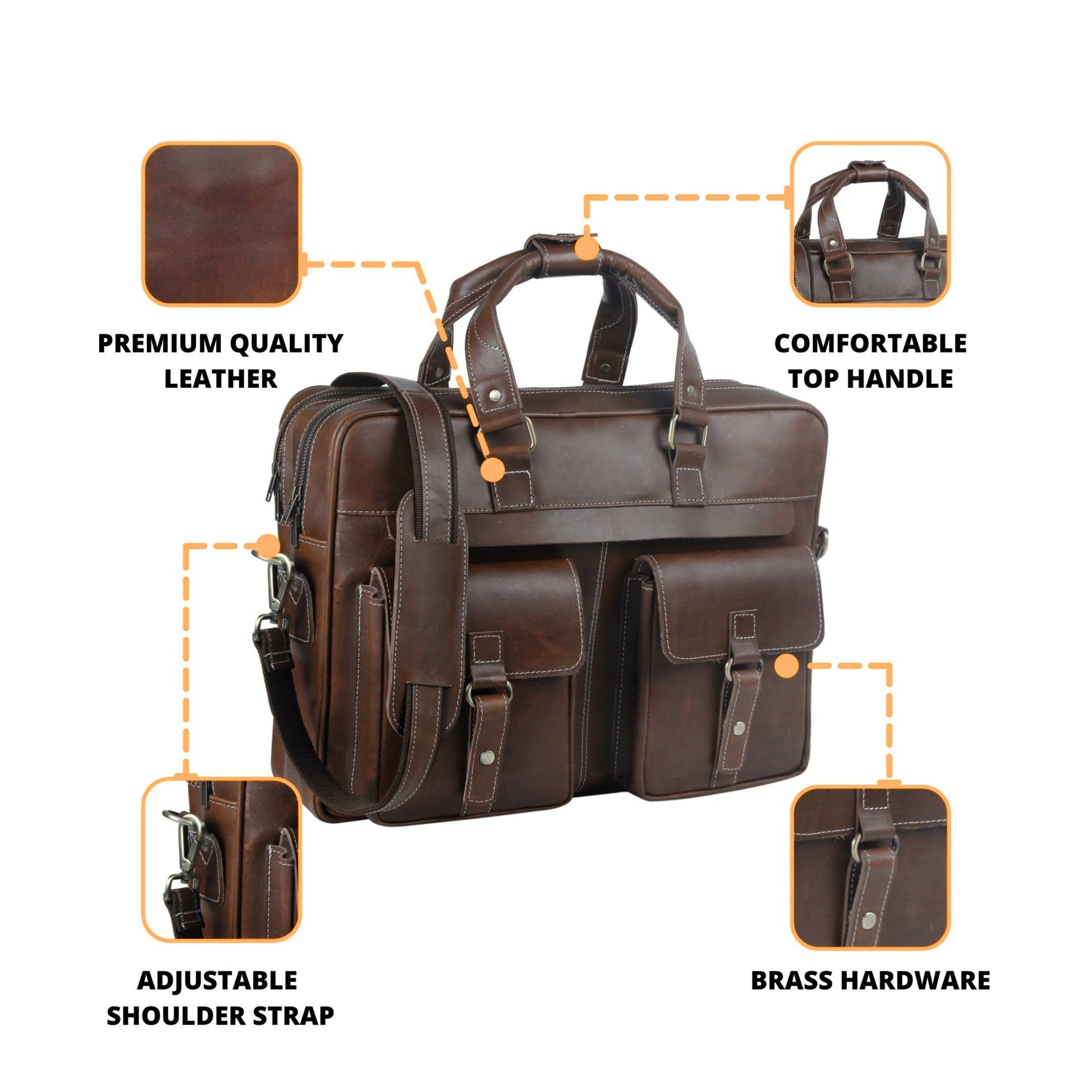 024 Leather Briefcase