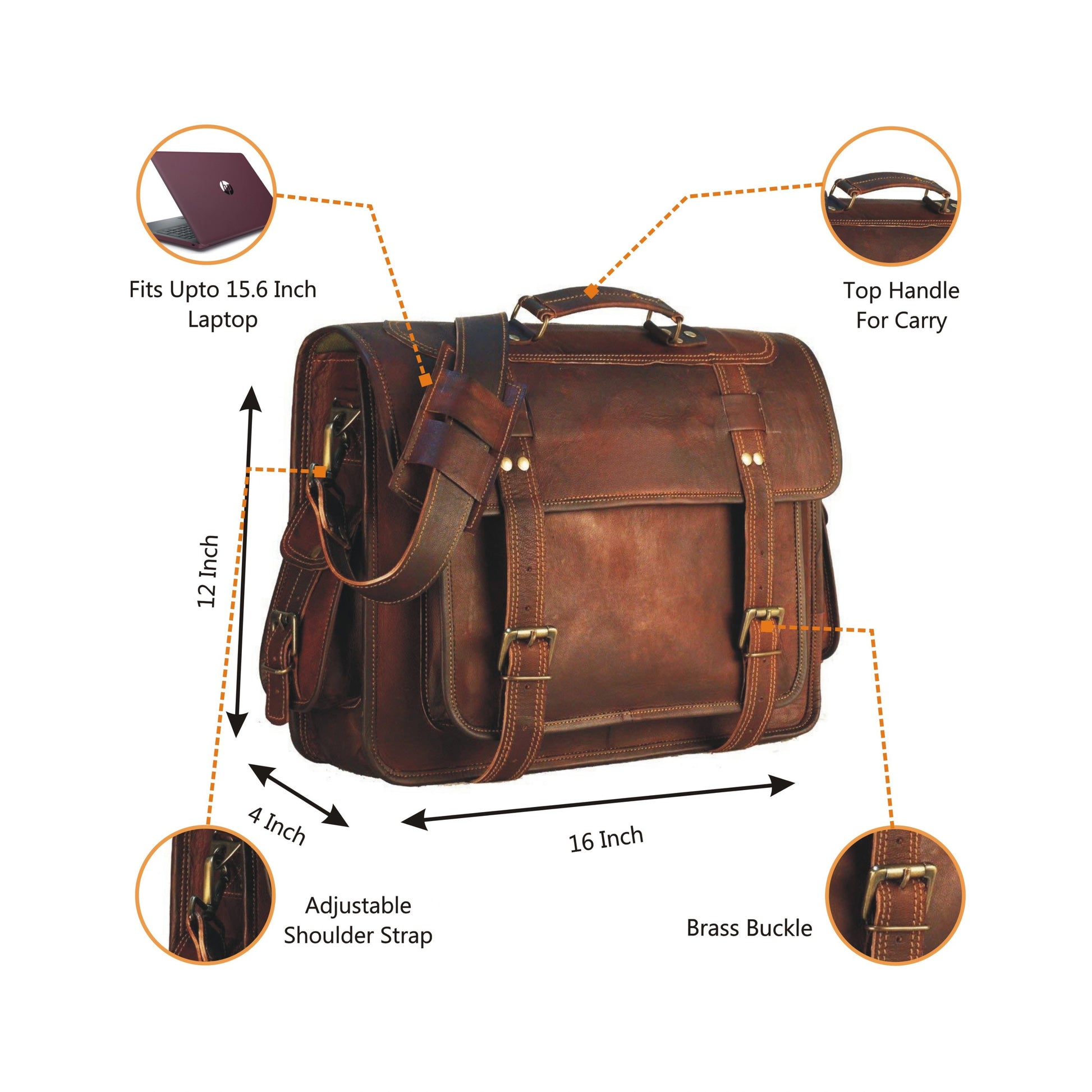 020 Leather Briefcase
