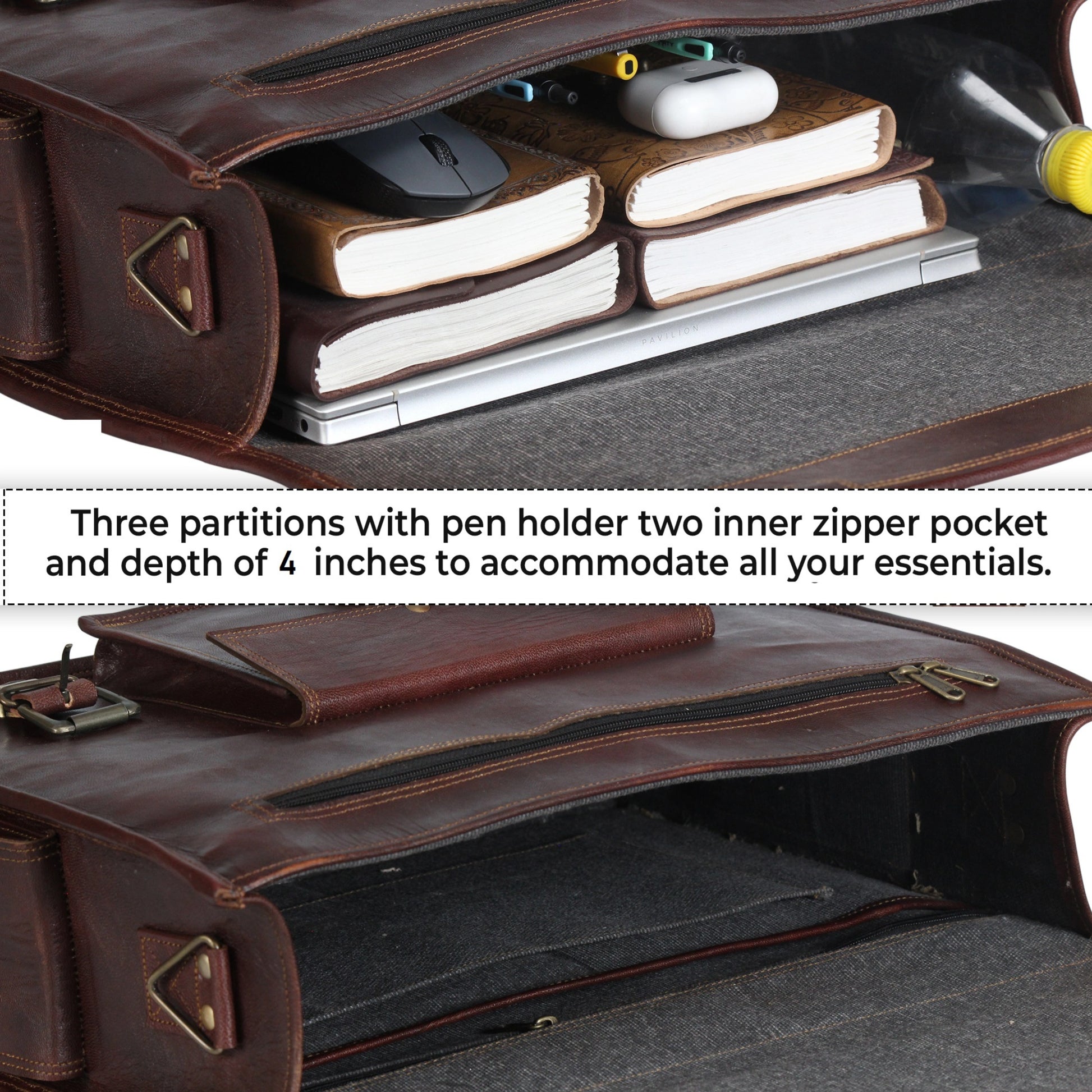 002 Leather Briefcase