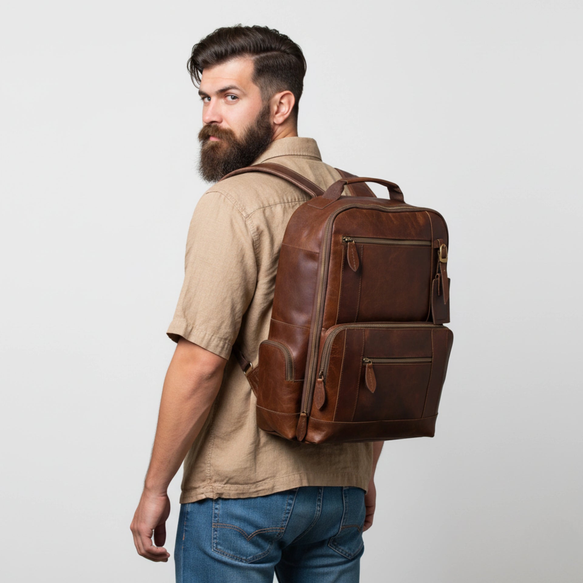 best nomad pro 16 best leather backpack by IND leather – IND Leather