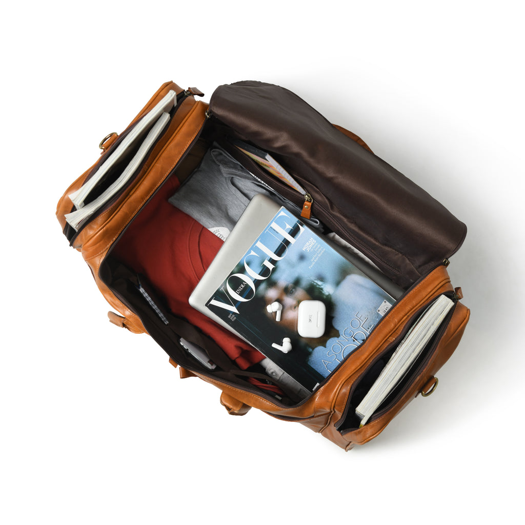 001 Leather Duffel Bag