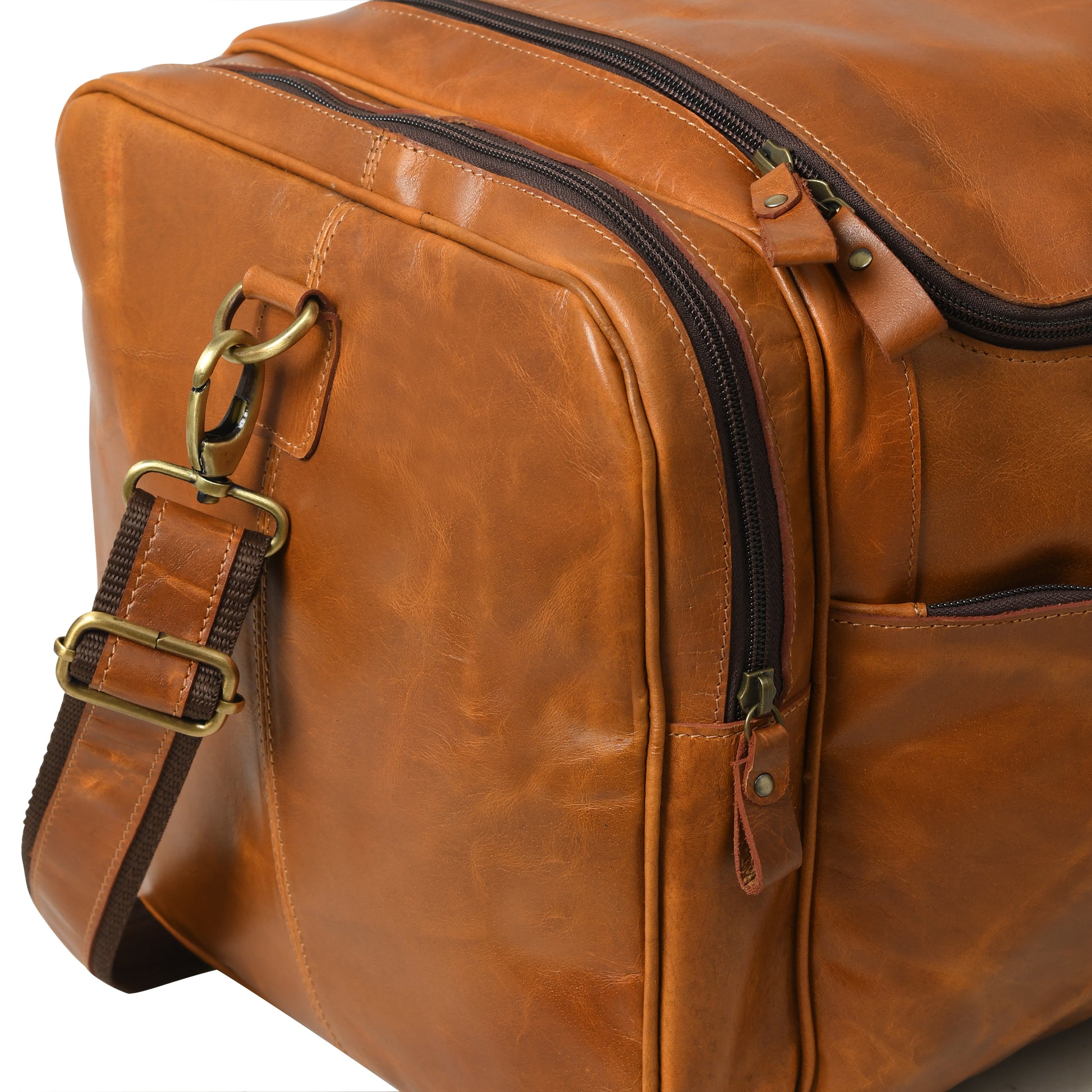001 Leather Duffel Bag