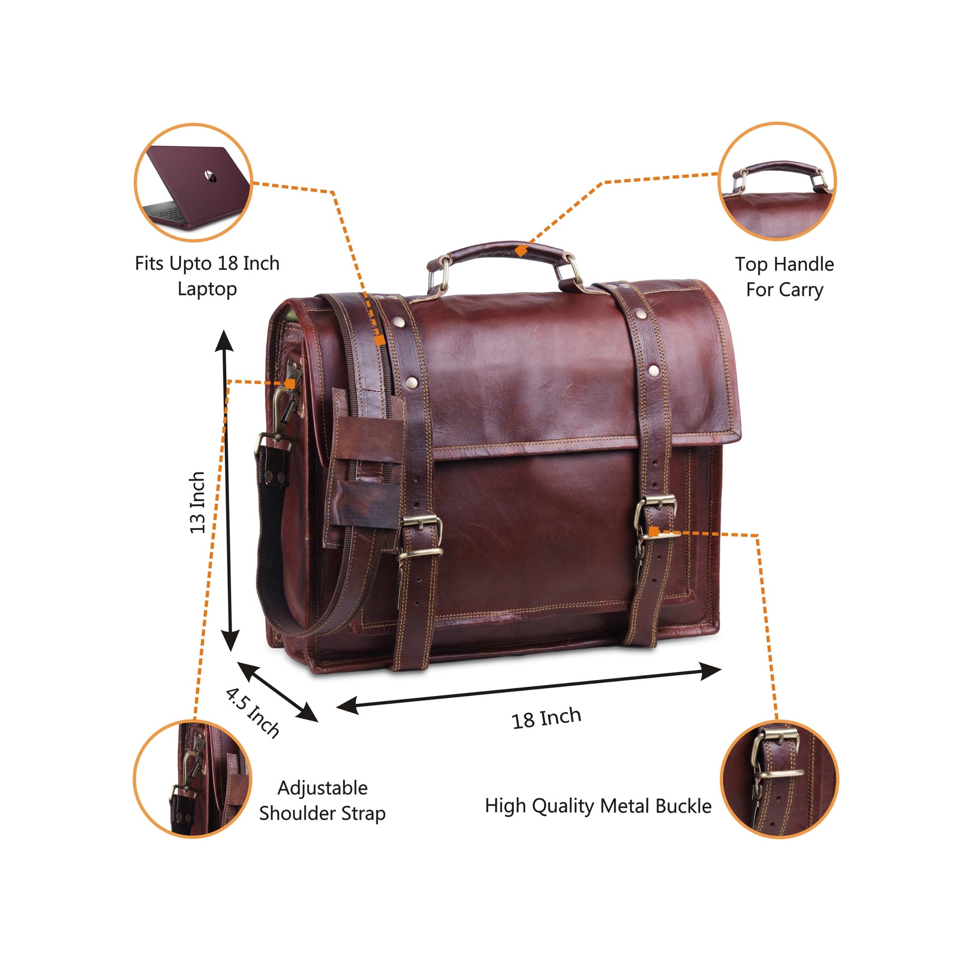 022 Leather Briefcase