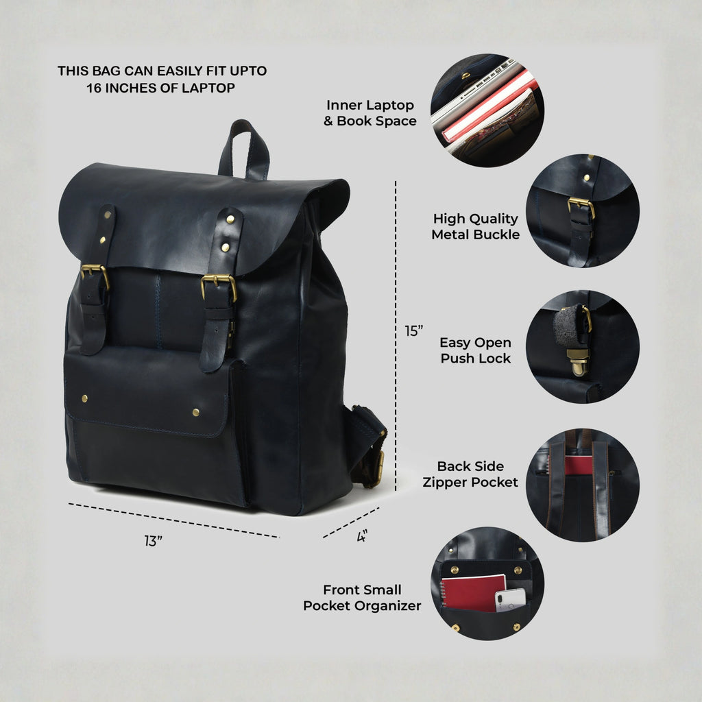 019 Leather Backpack