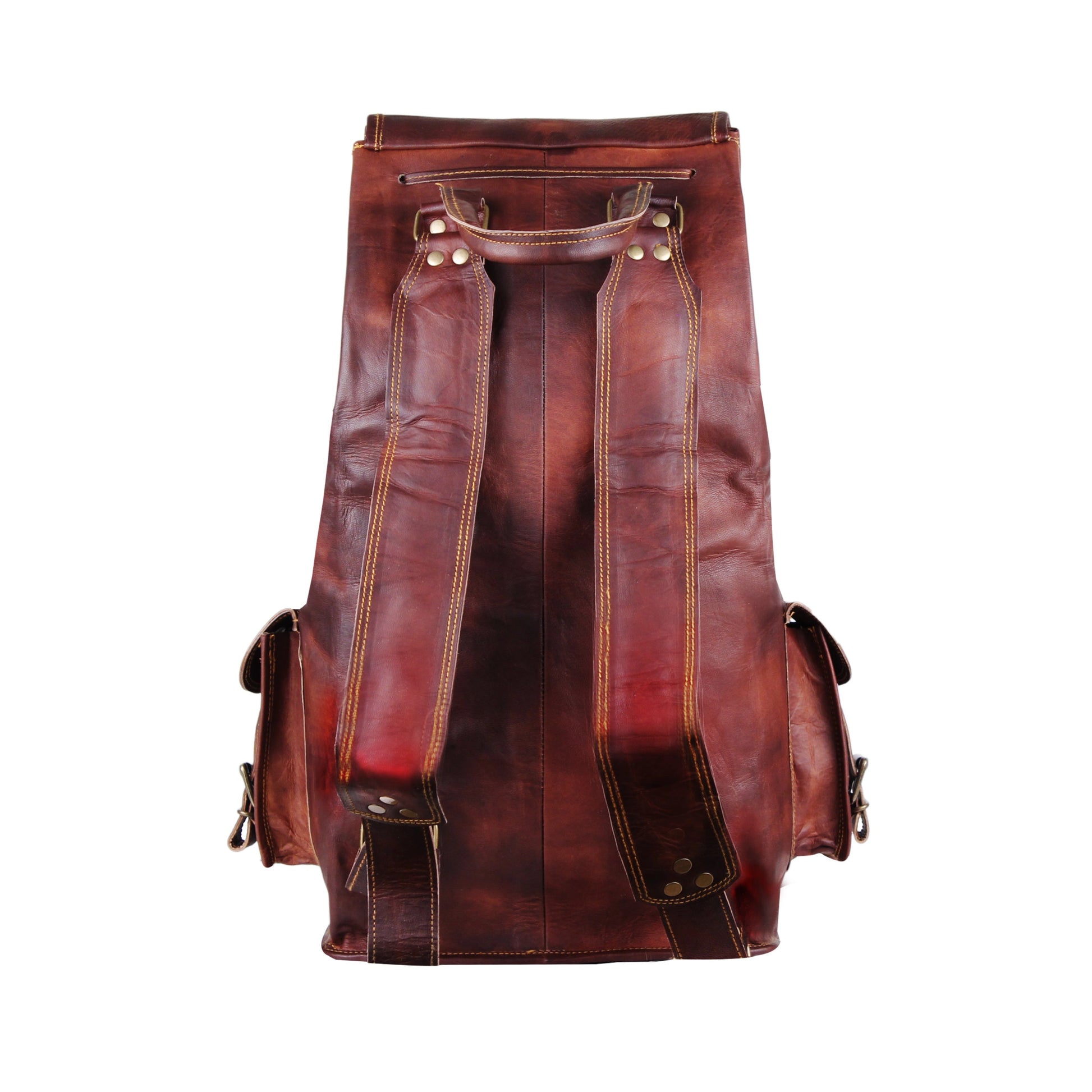 classic fieldline backpack leather base best acadia classic leather backpack by IND Leather USA
