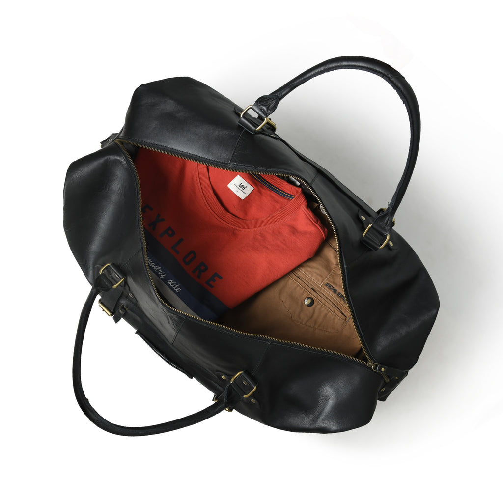 009 Leather Duffel Bag