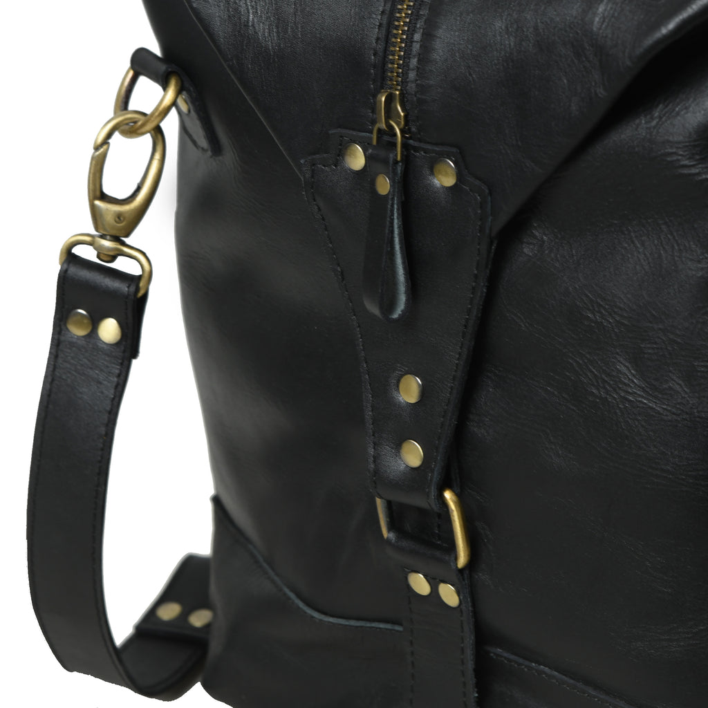 009 Leather Duffel Bag