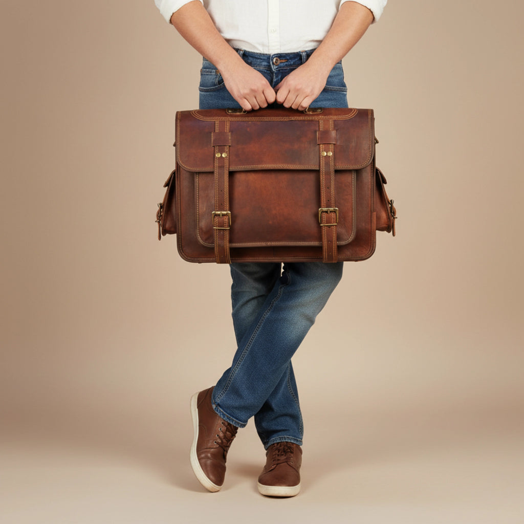 020 Leather Messenger