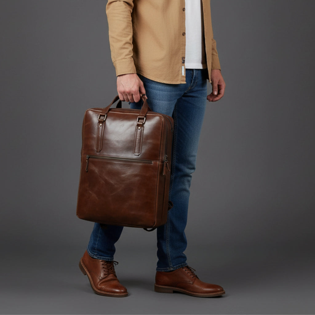 011 Leather Backpack