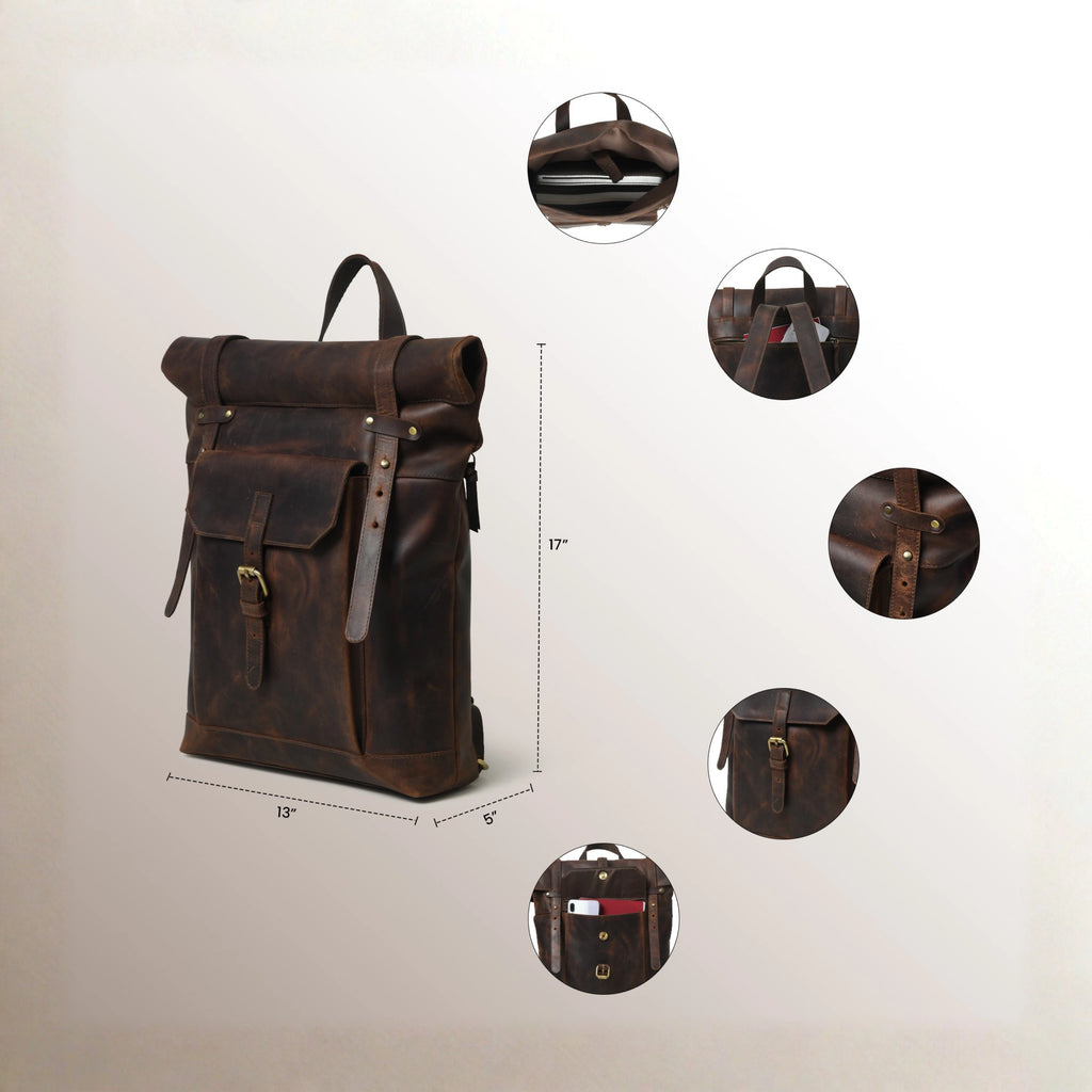 010 Leather Backpack